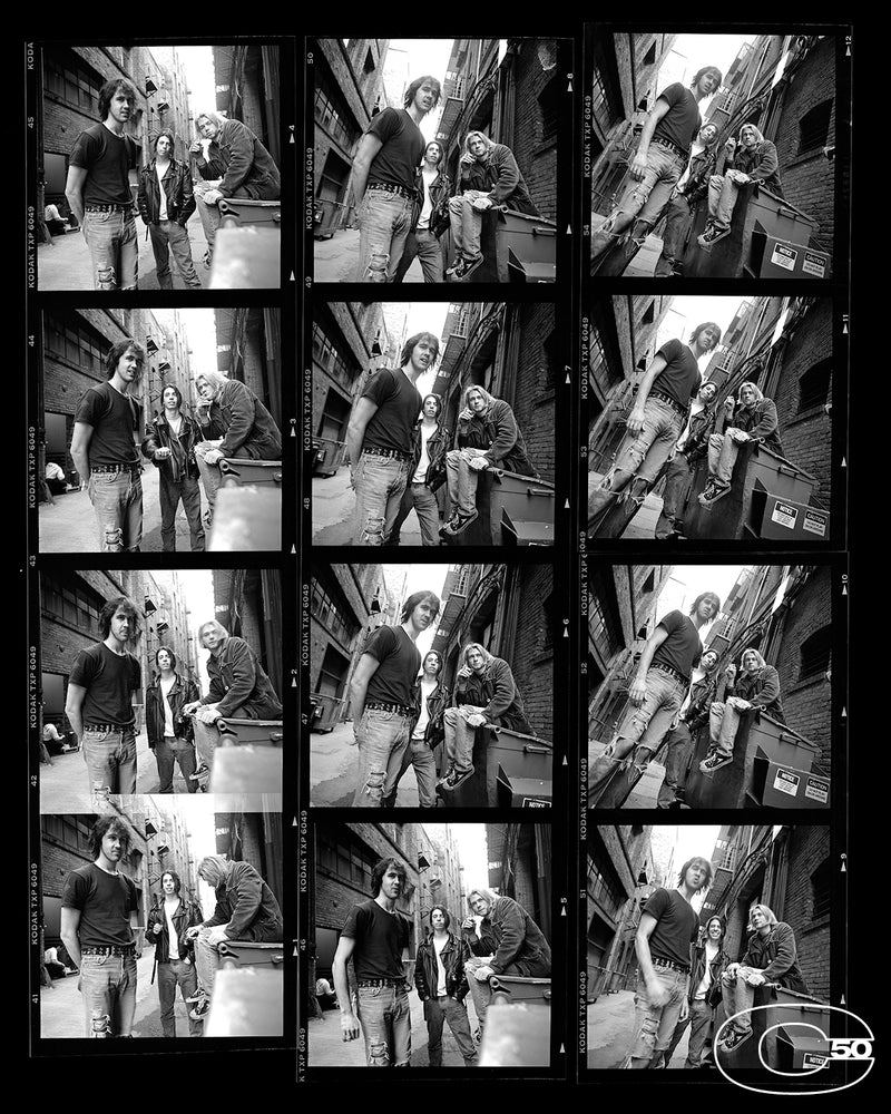 Nirvana, Contact Sheet, Seattle, WA, 1991