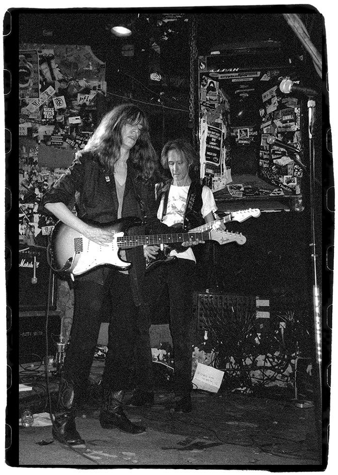 Patti Smith and Lenny Kaye, CBGB, NYC, 2006