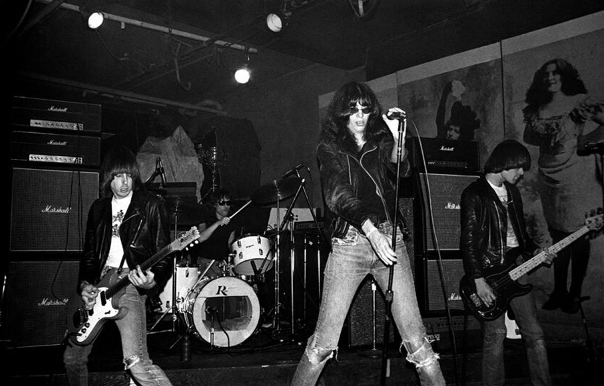 Ramones, CBGB, NYC, 1977