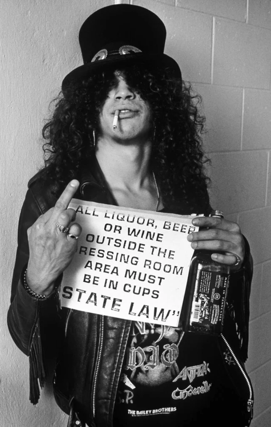 Slash, Guns N’ Roses, Appetite for Destruction Tour, FL, 1987