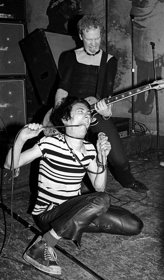 Stiv Bators and Cheetah Chrome, Dead Boys, CBGB, New York City, 1977
